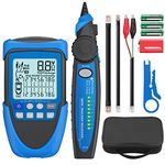 YGiTK Network Cable Tester, PoE Cable Tester for CAT5, CAT5e, CAT 6, CAT 7 CAT 8, RJ45, Multifunction Power Over Ethernet Tester, Cable Voltage Tester Line Location Finder Cable Tracer, Wire Tracker