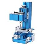 Universal Mini Metal Milling Machine Motorized Metalworking DIY Tool Benchtop Woodworking for Hobby Science Education Modelmaking W10004M AC100V~240V (24W Milling)