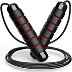 Hakea Jump Rope Tangle-Free | Skipping Rope with Ball Bearings | Speed Rope with Long Adjustable Steel Wire | Soft Sponge Coated Handles Ideal for Aerobic Exercise | Speed Training and Weight Loss | Jumping Rope | Money Back Guarantee by Hakea Australia