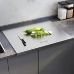 316 Stainless Steel Cutting Board,Cutting Boards for Kitchen,Large Cutting Board,Steel Cutting Board,Bread Boards,Chopping Board for Restaurant,Kitchen,Bar (23.62 * 15.75in/60 * 40cm)