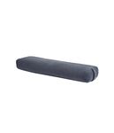 Manduka Yoga Lean Bolster Pillow - Firm, Removable eQua Cover, Easy Carry Handle - Thunder Grey, 27" x 7" x 3.25"