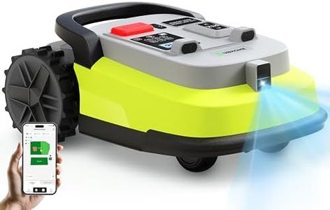 UBHOME Robot Lawn Mower, RTK+AI Vision Robotic Lawnmower for Accurate Navigation & Obstacle Avoidance, No Perimeter Wire, Smart APP Control, Automatic Grass Cutting for 1/4 Acre Lawns up to 55% Slopes