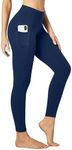 Heathyoga Women's Yoga Pants Leggings with Pockets for Women High Waist Yoga Pants with Pockets Workout Leggings Tights Blue