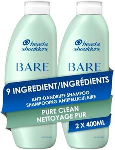 Head & Shoulders BARE Pure Clean Anti-Dandruff Shampoo Twin Pack, 2 x 400ML