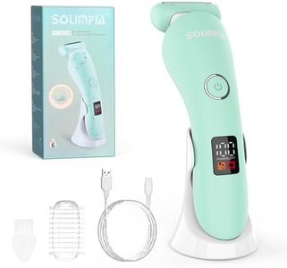 Solimpia Electric Lady Shaver for Women Electric Razor for Arm Leg Armpit Bikini Cordless Portable Painless Electric Shaver IPX6 Waterproof USB Rechargeable Dry Wet