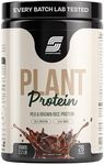 Sparkfusion Plant Protein Powder Isolated Pea & Brown Rice Protein 25 gm Protein Easy To Digest Triple|Chocolate Flavour 1 kg