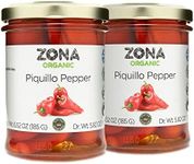 Zona Organic Spanish Fire Roasted Piquillo Peppers, 6.5 oz (Pack of 2)