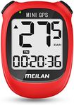 MEILAN M3 Mini GPS Bike Computer, Wireless Cycling Computer Bike Odometer Bicycle Speedometer and Odometer Waterproof Bicycle Computer with LCD Backlight & Multi-Functions for Road Bike MTB