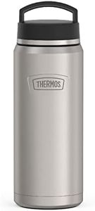 THERMOS ICON Series by Stainless Steel Water Bottle with Screw Top Lid, 40 Ounce, Matte Stainless Steel