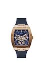 GUESS Silicone Analog Blue Dial Men's Watch-Gw0202G4