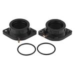 KIMISS Carburetor Intake Boot, 2Pcs Motorcycle Carb Carburetor Intake Manifold Boot Joint for YAMAHA V-Star 1100