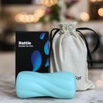 BoldEdge Rattle Sleeve Massager for Men | Crafted from durable materials - Blue | Stress Relief & Relaxation | Waterproof | Non-Electric…