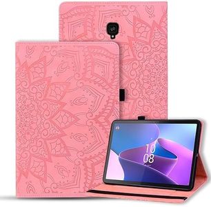 Vaitasy Funda Samsung Galaxy Tab S4 10.5 Pulgadas 2018 Carcasa Cuero PU Funda con Multiángulo Soporte para Galaxy Tab S4 2018 SM-T830/SM-T835 - Mandala Rosa