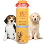 Burt's Bees for Puppies Natural Tearless 2 in 1 Shampoo and Conditioner | Made with Buttermilk and Linseed Oil | Best Tearless Puppy Shampoo for Gentle Skin and Coat | Made in USA, 16 Oz