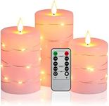 Upinmz Flameless Candle Battery wit