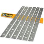 Planer Blades Knives for DeWalt DW735 7352 735X Thickness Planers with 13 Inch HSS Replacement Double edge 2 Set (6 pcs)