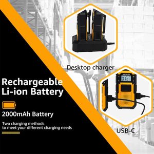 Retevis RB648 Heavy Duty Walkie Talkies 4-Pack   – Long Range Radios
