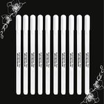 Johiux White Gel Pens,10 Pieces 0.8