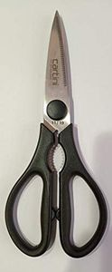 Godrej Cartini Scissors I For Kitchen Applications, Nuts Cracker, Cutting Leafy Vegetable I Cutting milk pouches, sachets I 8" High grade stainless steel blade I 1 Year Warranty