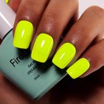 Firedeep Neon Yellow Gel Nail Polish, 16ML Large Bottle Bright Yellow Gel Polish for Spring Summer UV/LED Soak Off Gel Polish 1PCS