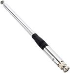 HYS 27Mhz Antenna 9-Inch to 51-inch Telescopic/Rod HT Antennas for CB Handheld/Portable Radio with BNC Connector Compatible with Cobra Midland Uniden Anytone CB Radio