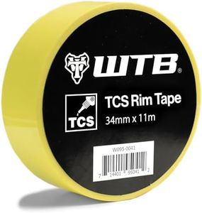 WTB Tubeless Bicycle Rim Tape (34mm x 11m) Easy Tubeless Setup & Airtight Seal - Compatible with All Tubeless Rims
