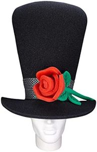 FOAM PARTY HATS: Rose Groom Hat - Wedding Roses Hat - Roses Top Hat - Groom Party Hat - Bachelor Party Hat