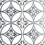 24-Pack of 8 x 8" Wallpaper Tiles in Floral Circles Design for Kitchen Backsplash. Peel and Stick Renter Friendly Backsplash. Self Stick Paper Wall Tiles for Your Home