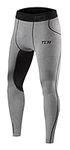 TCA Men's SuperThermal Compression Armour Base Layer Thermal Under Tights - Dark Carbon, S