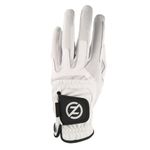 Zero Friction Ultra Feel Cabretta Leather Golf Glove, White, LH, Universal-Fit