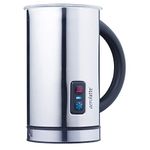 Aerolatte Grande Automatic Hot or Cold Milk Frother and Cappuccino Foam Maker, Stainless Steel, 16-Ounce, Silver, 21.6 x 12.7 x 15.75 cm