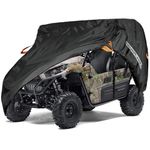 NEVERLAND UTV Cover Heavy Duty Ranger Cover Waterproof 2-3 Seater/4-6 Seater Side by Side Covers 4 Door All Weather Storage with Reflective Strip Compatible with Polaris RZR General Can-Am Yamaha SxS