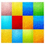 Lanyani 10 Sheets Variety Transparent Stained Glass Sheets Pack, 4 x 6 inch Large Cathedral Glass Mosaic Tiles for Crafts, Mixed Color