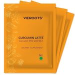 VIEROOTS Curcumin Latte Pure Curcumin 95% Piperine Mct Powder Anti-Inflammatory Dietary Supplement, 1 Count