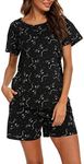 ENJOYNIGHT Womens Pajama Shorts Set