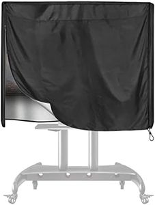 SELUGOVE Mobile Outdoor TV Stand Cover 66L × 20W × 46H Inches For 60-72 Inches Mobile TV Stand Cart Waterproof Weatherproof And Dust-Proof TV Screen Protectors