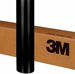 3M 2080 S12 SATIN BLACK Car Wrap Air-Release Vinyl Film (1ft x 5ft)