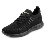 Bacca Bucci® Women Fish Jet Running Shoes/Sneakers for Running/Gym/Training/Casual Walking- Black, Size UK40