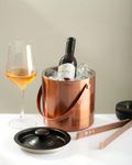 Car-O-Bar Premium Rose Gold | Stainless Steel IceBucket with Tong - 1500 ml | Ice Bucket for Bar & Home | Premium Ice Bucket | Bar Accessories for Home
