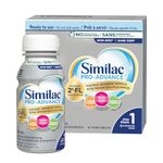 Similac Pro-Advance Step 1 Baby Formula, 0+ Months, with 2'-FL. Immune Support Innovation: 2'-FL, Ready-to-Feed, 16x235mL