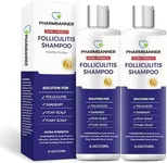 2Pcs Folliculitis, Seborrheic Dermatitis Shampoo, Anti Dandruff/Antifungal Shampoo, Folliculitis/Dandruff Treatment, Scalp Psoriasis Treatment, Relieve From Itchy & Dry Scalp