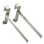 Faddare 2pcs Bee Hive Frame Holder, Bee Frame Holder for Beekeeping, Stainless Steel Beekeeping Perch Stand Support Tools, Beekeeper Supplies Tools(Silver)