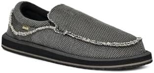 Sanuk Men's Chiba Loafer, Black 1, 9 UK