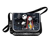 Ruz The Nightmare Before Christmas Large Messenger Bag, Black, L