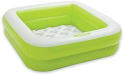 Intex inflatable square paddling pool 86x86x25 cm, random colors (pink or lime green), 1 unit