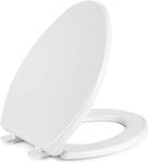 Toilet Seat, SAILTOK Elongated Toilet Seat with Soft Close,and Never Loosen The Non-Slip Seat, No Slam Toilet Seat, Fit Standard Plastic Elongated Toilet,White