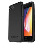 OtterBox Symmetry Series Slim Case for iPhone SE 3rd Gen (2022), iPhone SE 2nd (2020), iPhone 8 and iPhone 7 (NOT Plus) - Bulk Packaging - Black