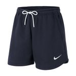 NIKE CW6963-451 W NK FLC PARK20 SHORT KZ Shorts Women's OBSIDIAN/WHITE/(WHITE) Size XL