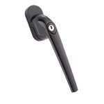 Tilt and Turn Upvc Window Handle Locking Mila 43mm Spindle (Black)