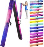 FC FUNCHEER 8FT Folding Balance Beam -Gymnastics Floor Beam - Gymnastics Equipment- Anti-Slip Bottom - Suede Cover - Carry Bag for Kids/Adults Home & Gym Center